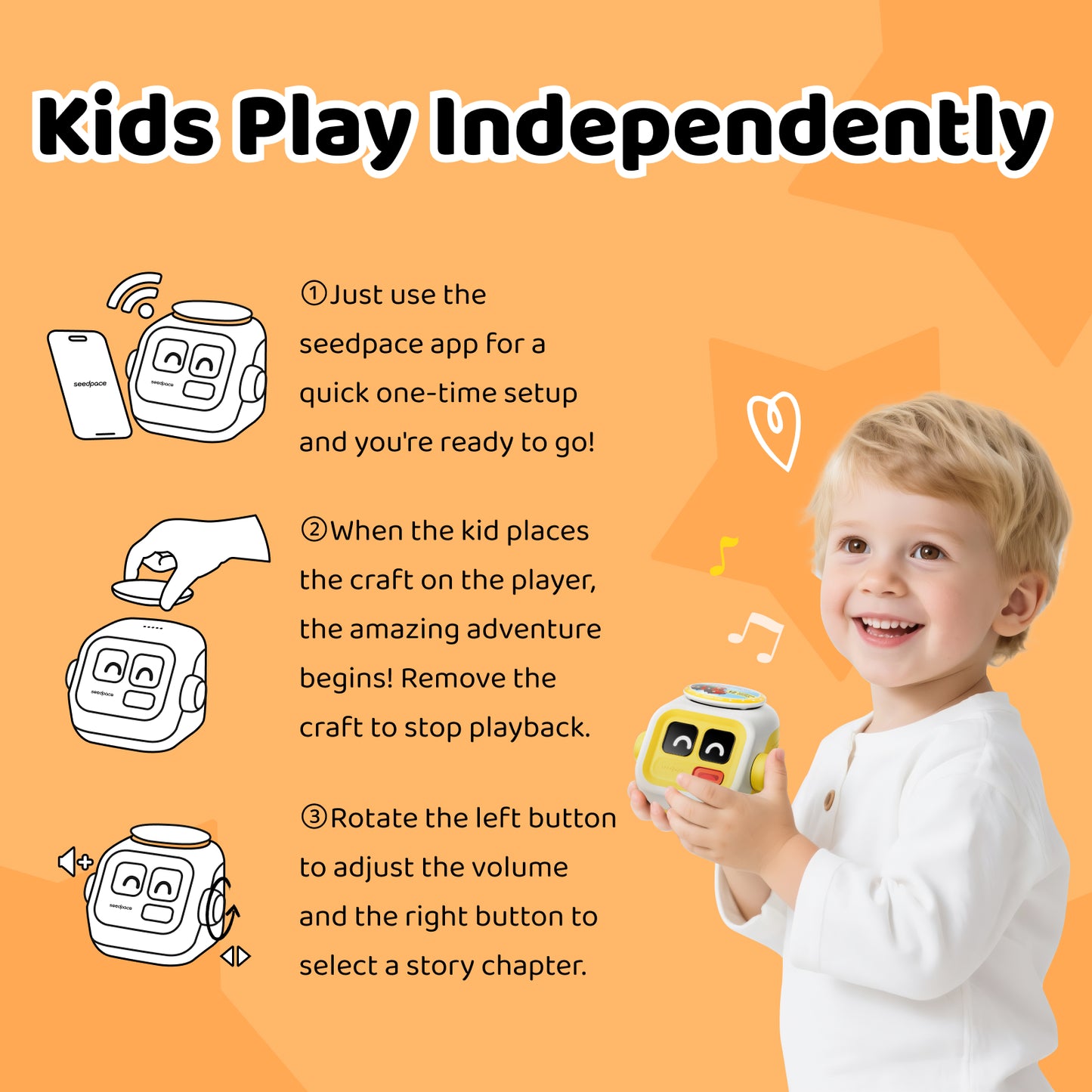 Seedpace Interactive Player with Craft