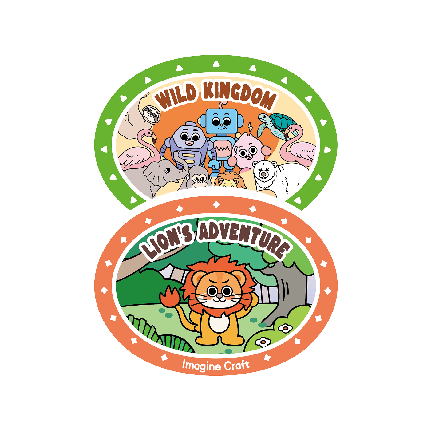 Adventures in the Wild-Fluffy Lion's Advantures: Wonder Valley & Curio Minis: A Voyage into the Wild Kingdom