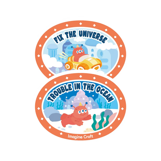 Imagine Craft-Funny Little Monster’s Adventure-Clumsy Monster: Fixing the Universe&Clumsy Monster: Trouble in the Ocean