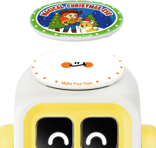 Christmas Adventure & Creation Story Cards – Make Your Own Craft + Interactive Craft, Upload MP3 Audio, Interactive Christmas Story, Screen-Free Learning for Kids 3–8 (No Player)
